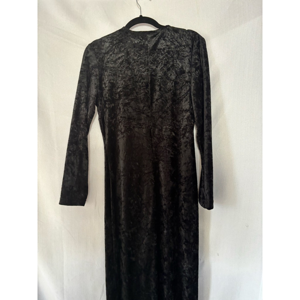 Women's Zanoni by Jalate Velvet Duster Cardigan with leggings in Black Size M - Picture 2 of 9